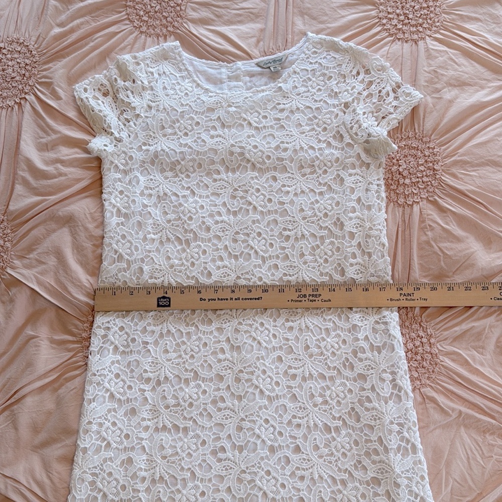 Lucky Brand White Embroidered Dress - Picture 8 of 11